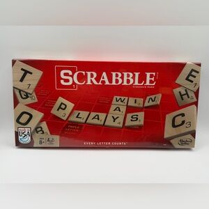 Hasbro Scrabble Crossword Game Classic Word Game A8166 - Brand New Sealed